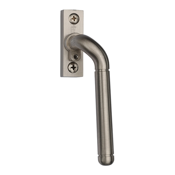 V1006L RH-SN  Right Hand  Satin Nickel  Heritage Brass Locking Cranked Espagnolette Fastener